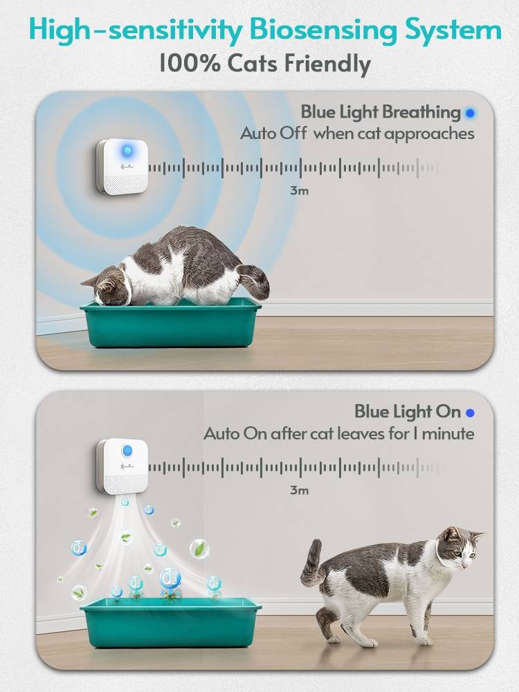 Cat's Smart Odor Purifier Pet Stuff Color : White 