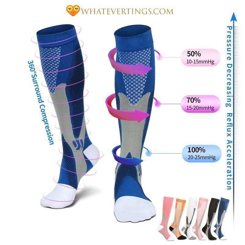 Running Compression Socks Outdoors Color : Blue|Black|White|Orange|Pink|Green|Yellow Green|Black White|Black Orange|Blue Grey|Blue Green|White Grey|Green White|Orange White|Black|White|Skin|Coffee|Navy Blue|Square White|Square Red|Square Blue|Constellation|Square Green 
