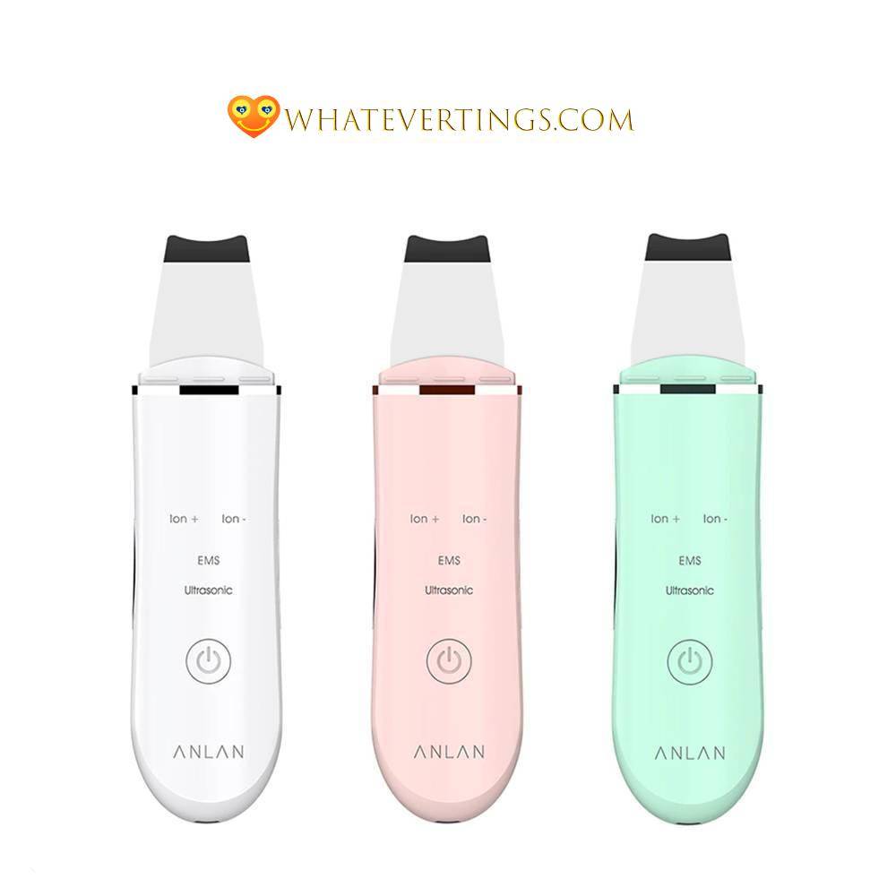 Ultrasonic Deep Face Skin Scrubber Health & Beauty Color : Green|Pink|as picture|White 