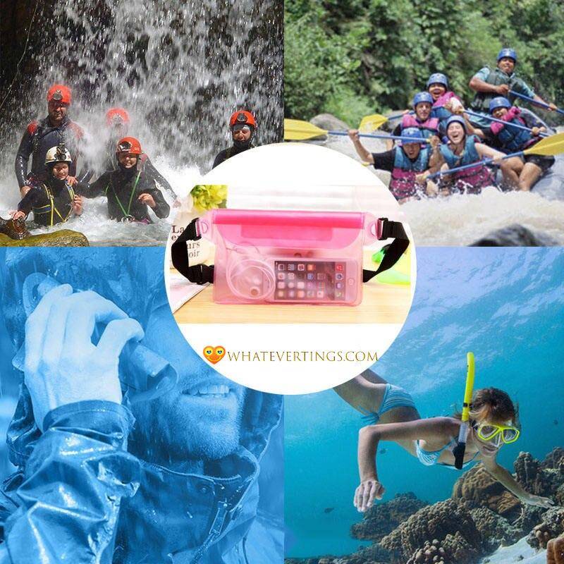 Waterproof Swimming Bag Outdoors Color : Black Color|Blue Color|Rose red|Green Color|Transparent|Yellow Color 