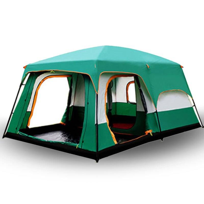 Ultra Large Picnic Tent Outdoors Color : green|blue|brown|brown cqd|blue cqd|green shuidai|blue shuidai|brown shuidai|green cqd 